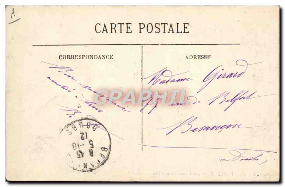 CPA Pontarlier Les usines Pernod Fils  — Rückseite