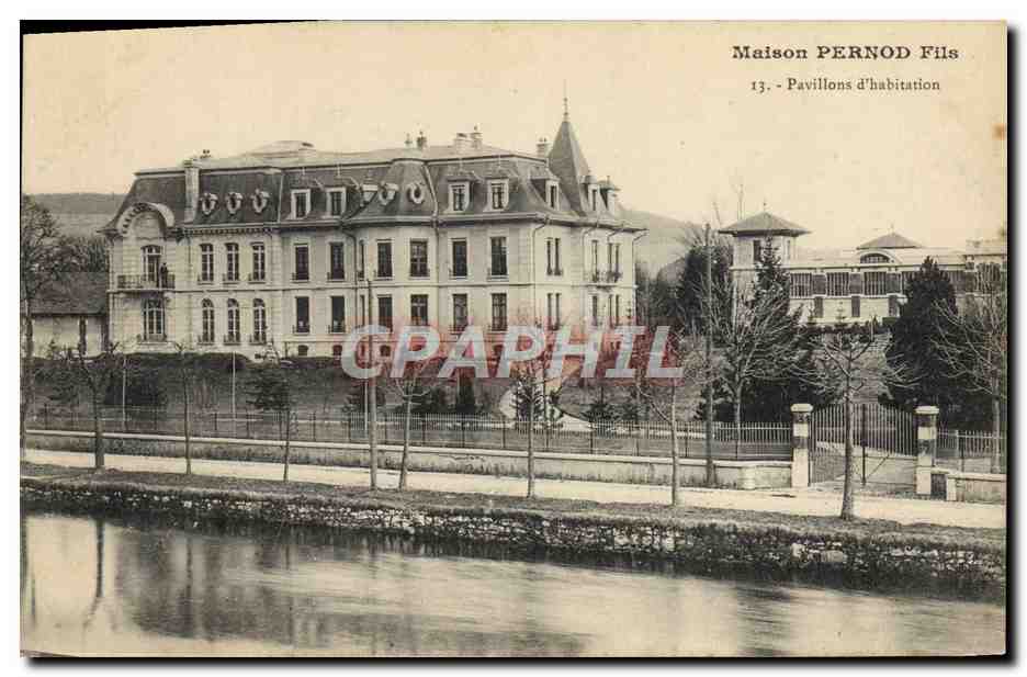 CPA Maison Pernod Fils Pavillons d'habitation 