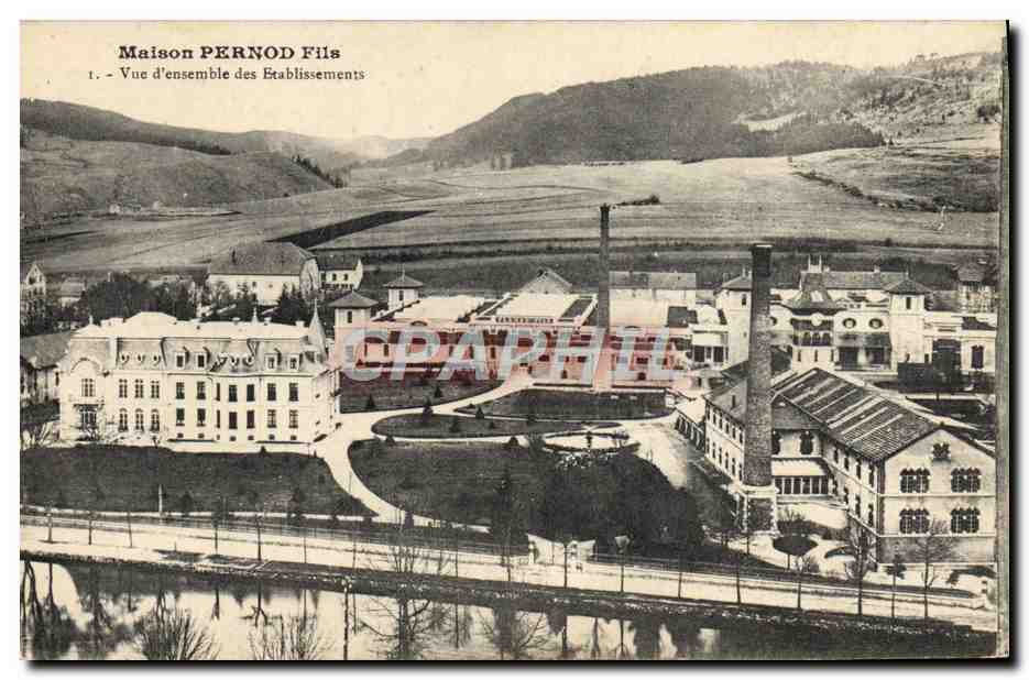 CPA Maison Pernod Fils Vue d'ensemble des etablissements