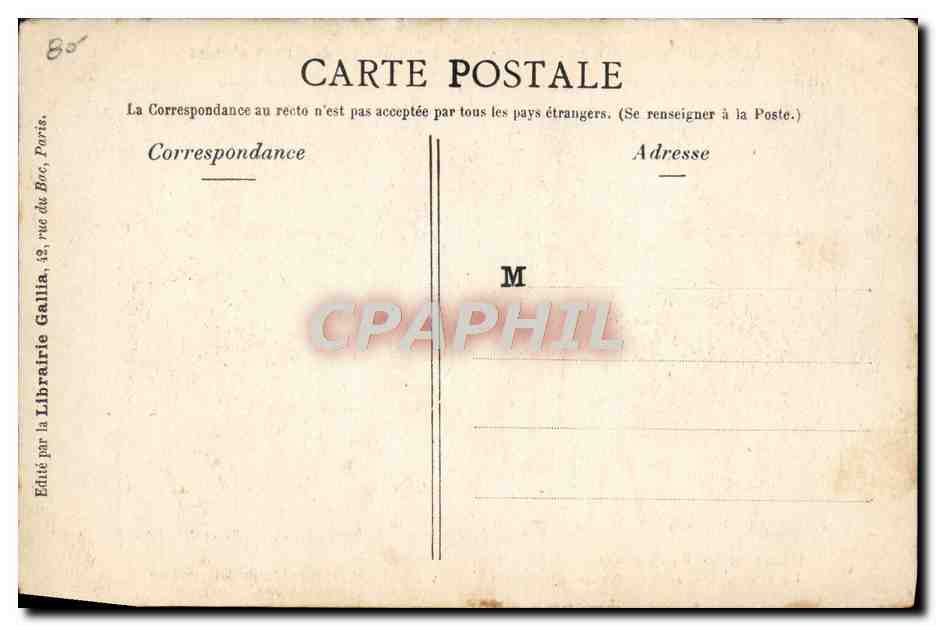 CPA Carnaval Republicain Desin de Caran d'Ache Henri IV  — Rückseite