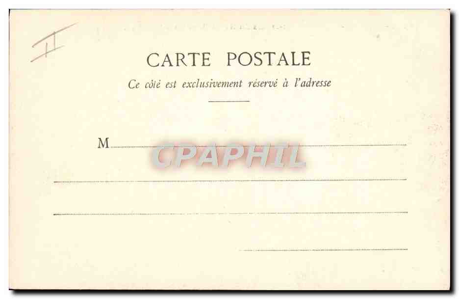 CPA Paris Eglise Saint Denis du Saint Sacrement Publicite Cusenier  — Rückseite