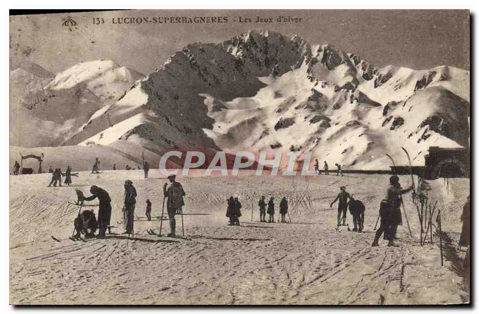 Luchon-Superbagnères — Les Jeux d'hiver — éditeur anonyme, n° 133