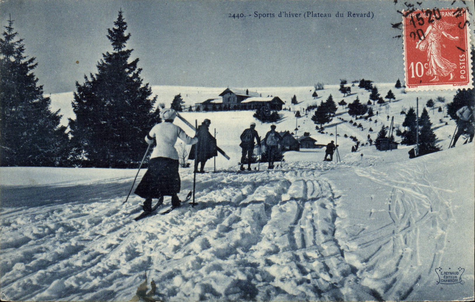 Deportes invernales (Plateau du Revard) — Editor E. Reynaud, Corteau, Chambery — N° 2440