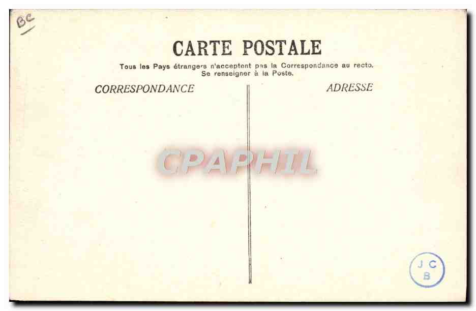 Un concours de saut - E. R. - Les sports d'hiver dans les Alpes - 1945 — Verso