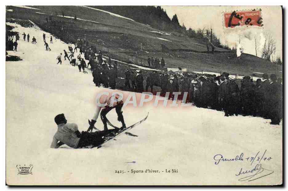 Grenoble - Sports d'hiver - Le Ski — E. Reynaud Éditeur, n° 2425