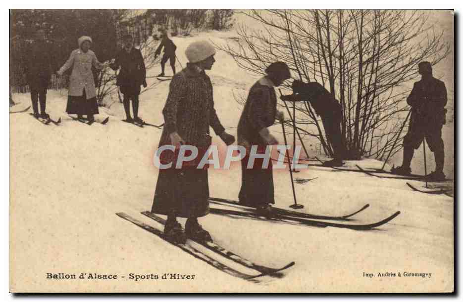 Ballon d'Alsace - Winter sporten — Imp. Andrès in Giromagny