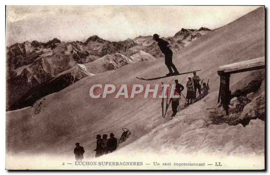 Luchon-Superbagnères — Un saut impressionnant — L.L.