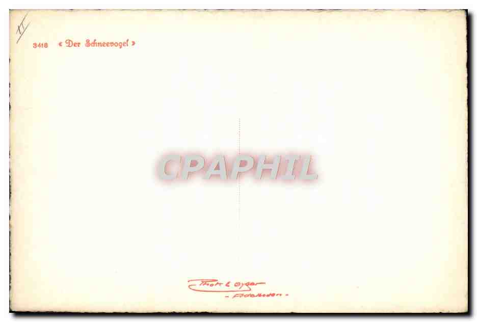 CPA Sports d'hiver Ski  — Rückseite
