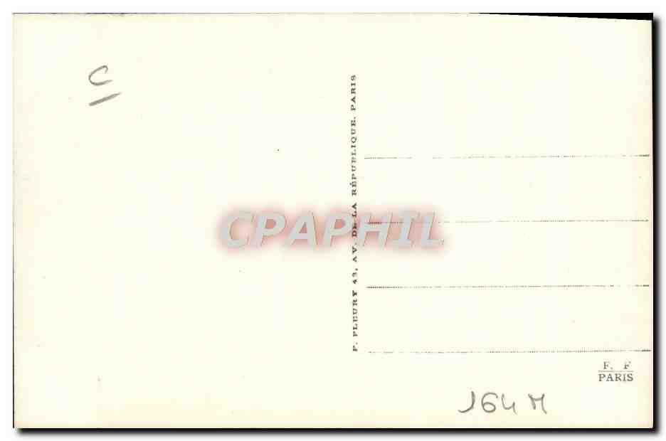CPA Train Locomotive Machine 141 050 type Mikado Distribution par soupape systeme Renard  — Verso
