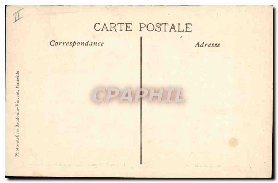 CPA Bateau Voilier Un homme a la mer — Rückseite