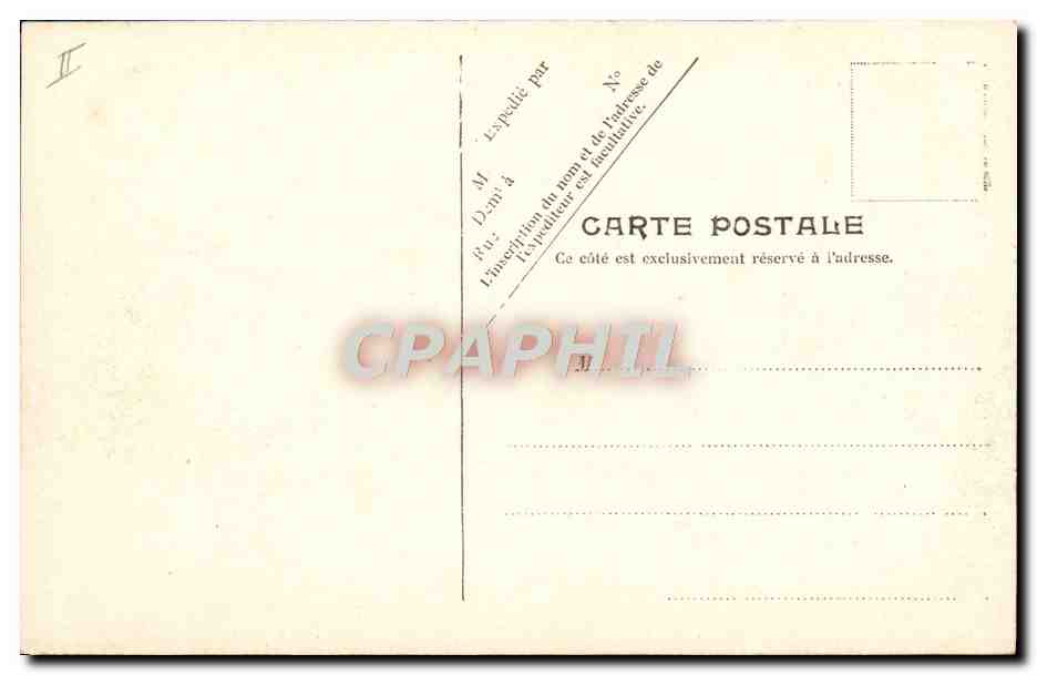 Départ pour la pêche — Chocolat & Thé de la Cie Coloniale — V. P. Paris No. 92 — Reverso