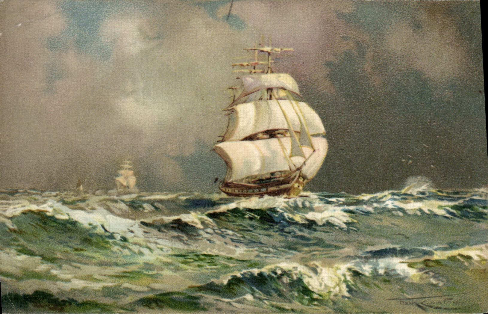 CPA Bateau Voilier 