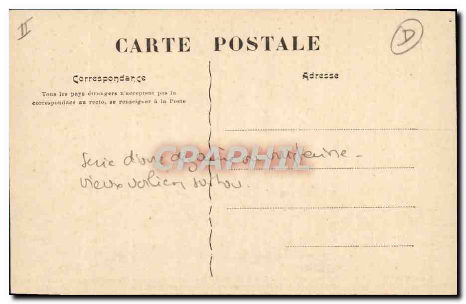 CPA Bateau Voilier louis XIV — Back