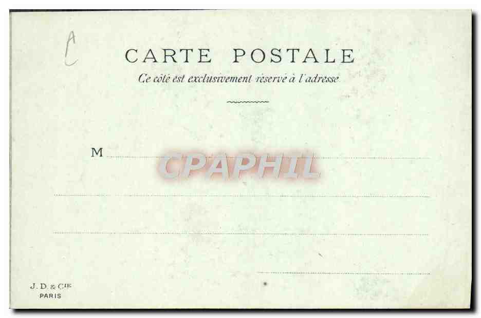 Szene mit Bäderinnen — Verlag J. D. & Cie, Paris — Rückseite