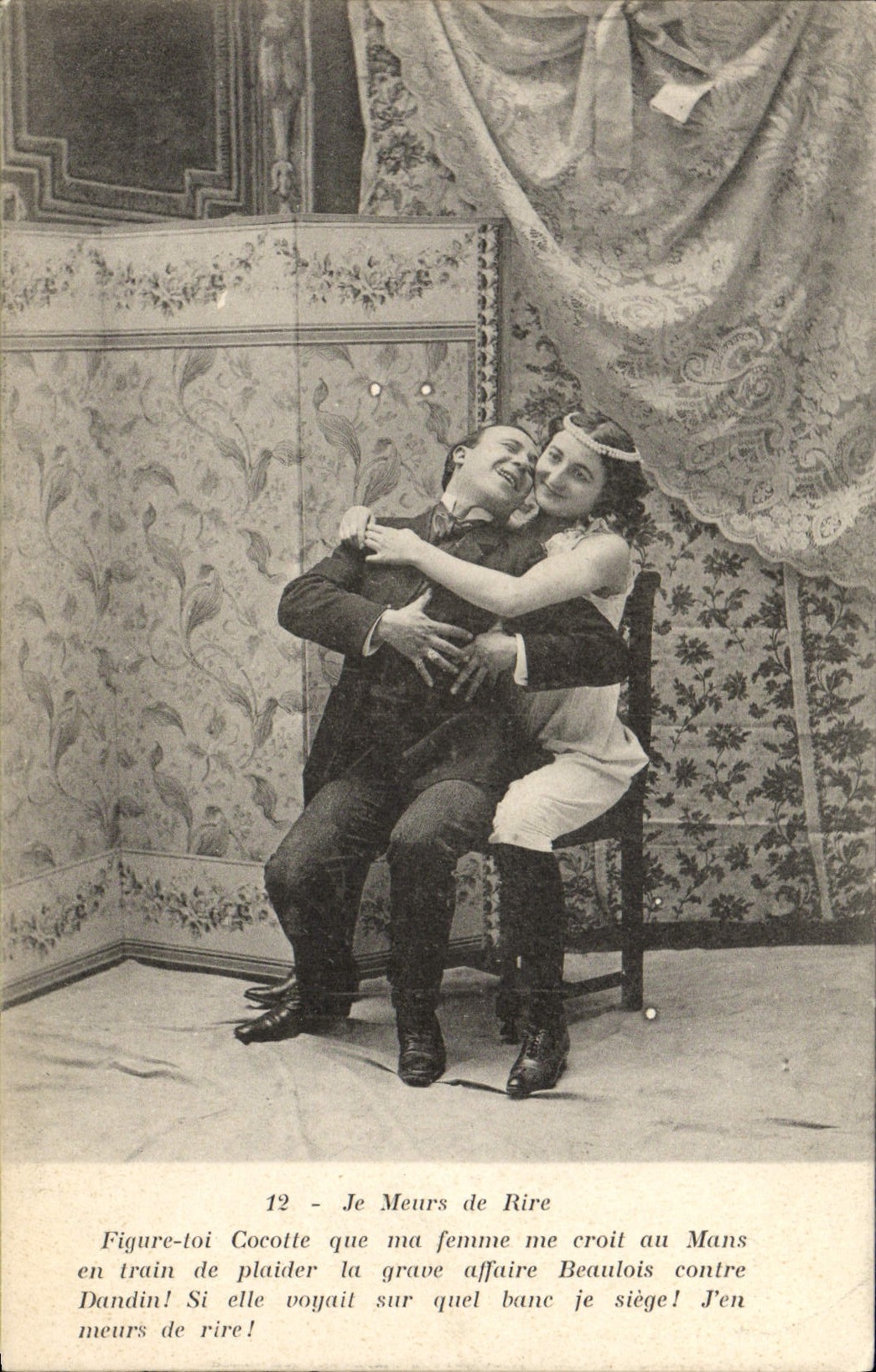 Je Meurs de Rire — scène de théâtre — L'AGRIFFE, 18, rue Labasque, Paris
