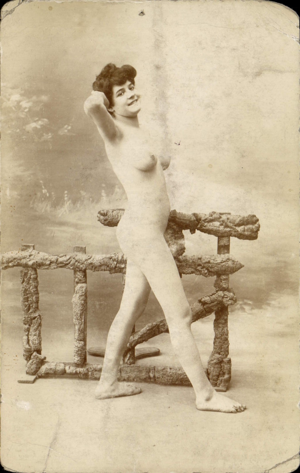 CPA Femme Nu erotique 