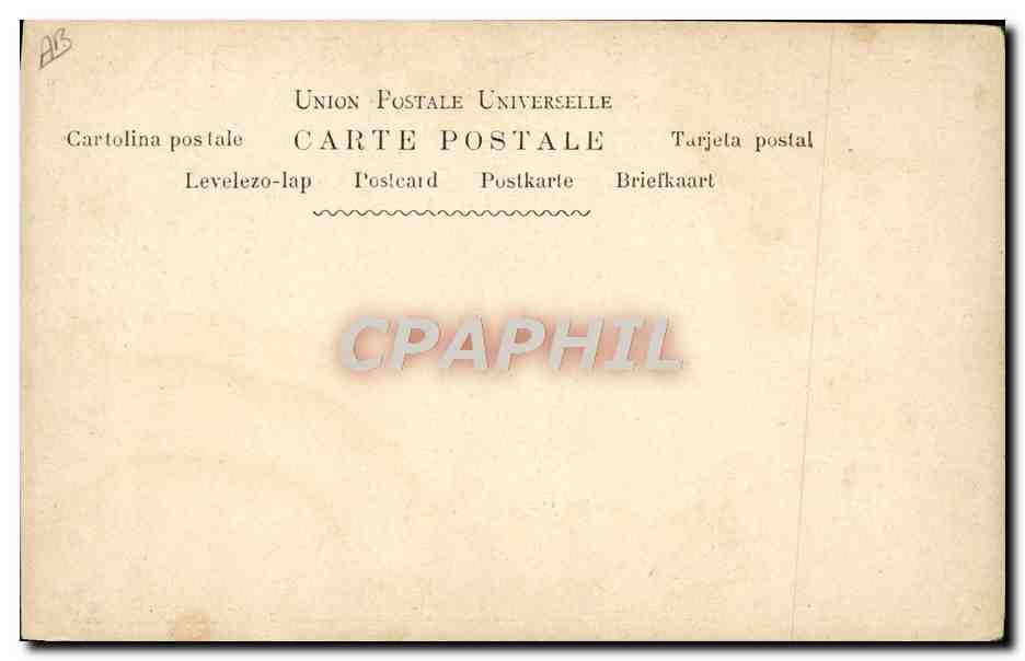 CPA Femme Nu erotique  — Rückseite
