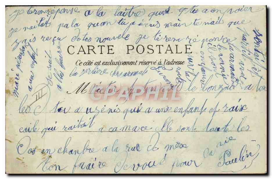 CPA Femme Nu erotique — Verso