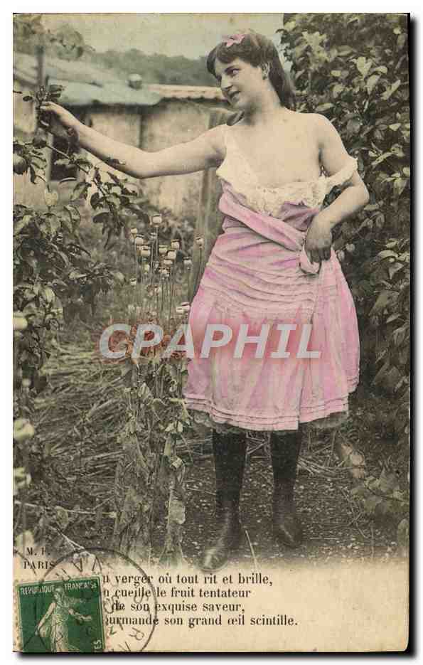 CPA Femme Nu erotique 