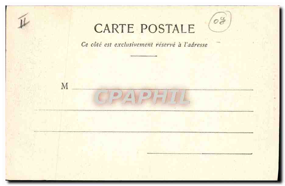 CPA Militaria Caserne Vallee de la Meuse Givet le grand quartier et Charlemont  — Rückseite