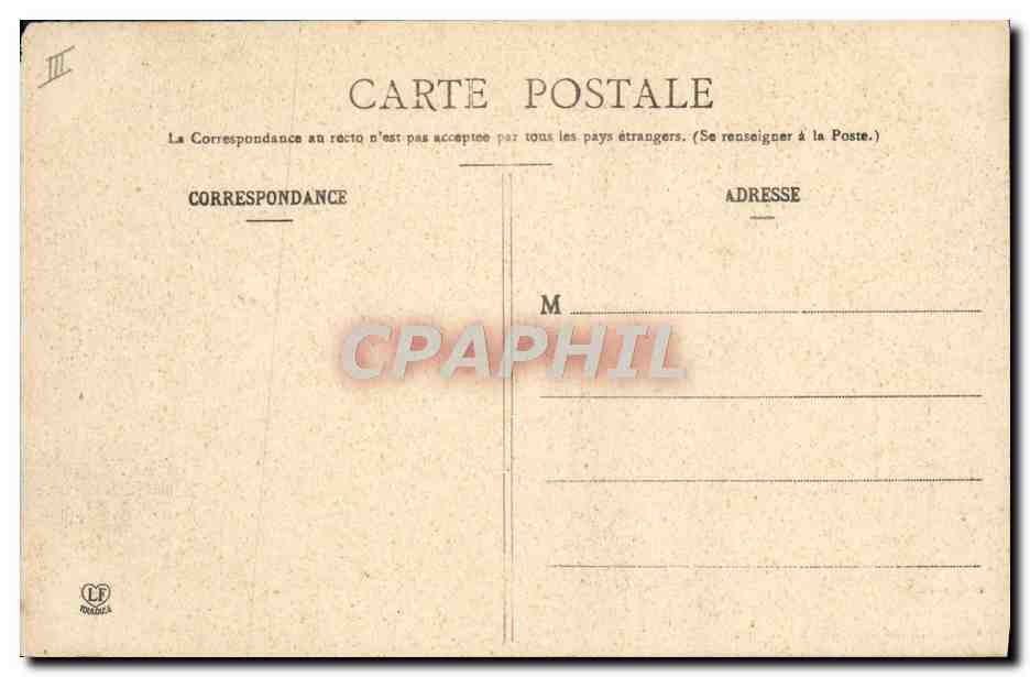 CPA Militaria Caserne Ariege Pamiers le quartier d'infanterie  — Rückseite