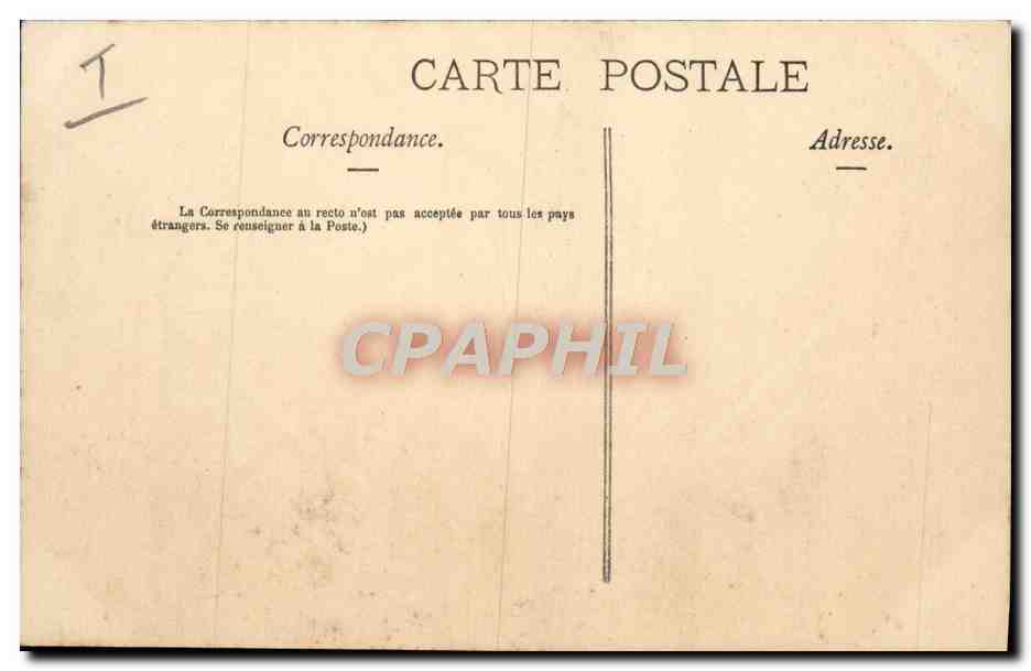 CPA Militaria Caserne Reims Quartier Mars Hussards et Cuirassiers  — Rückseite
