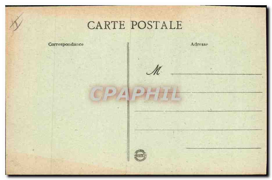 CPA Militaria Caserne Rennes Caserne du Bon Pasteur — Rückseite