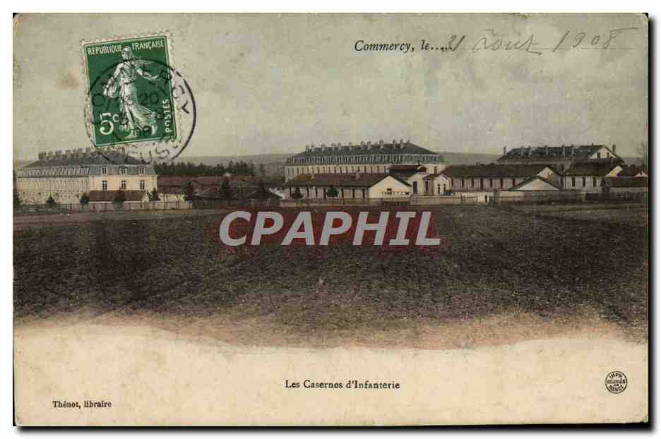 CPA Militaria Caserne Commercy Les casernes d'infanterie 