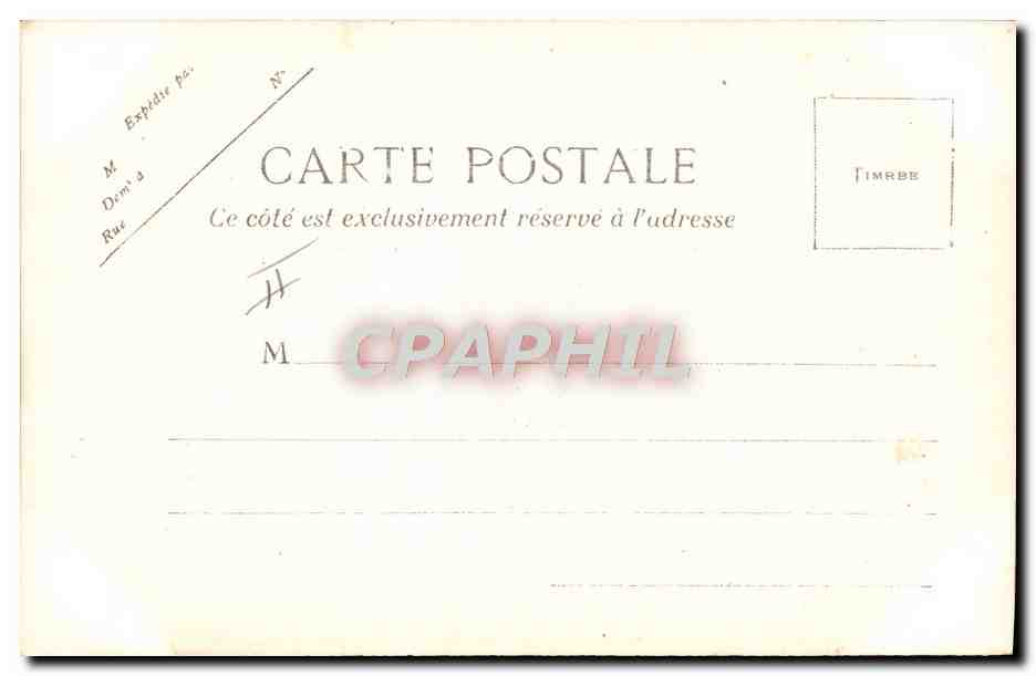 CPA Bateau de guerre  — Verso