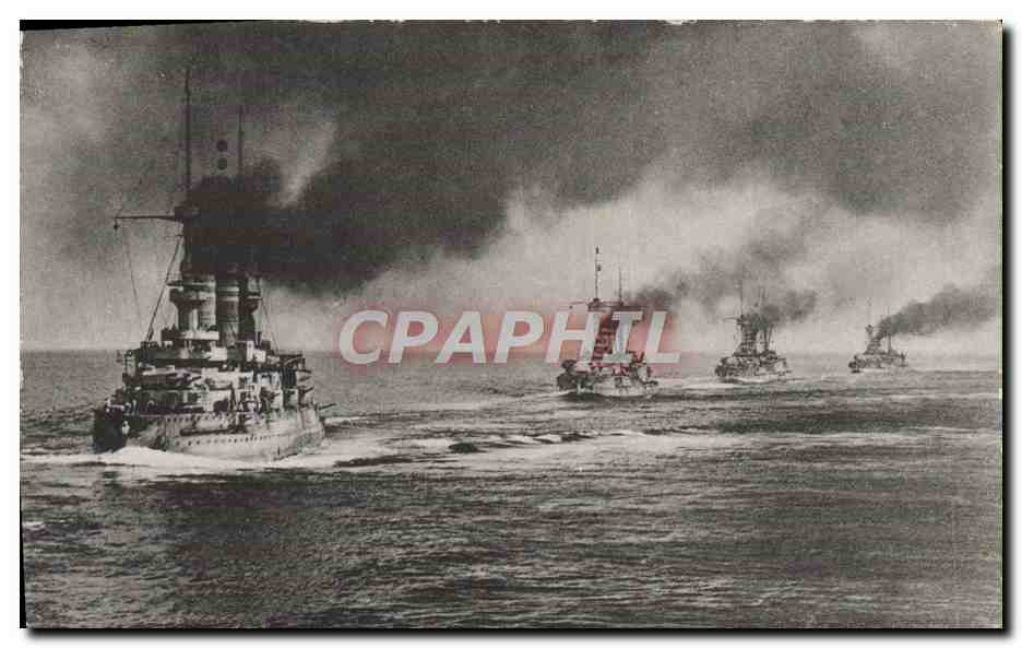 CPA Bateau de guerre Allemagne 