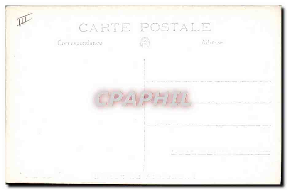 CPA Bateau de guerre Exercices de fumme — Verso