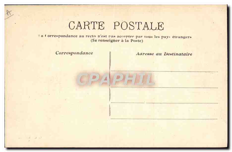 CPA Bateau de guerre Cherbourg Contre torpilleurs de l'escadre du Nord  — Verso