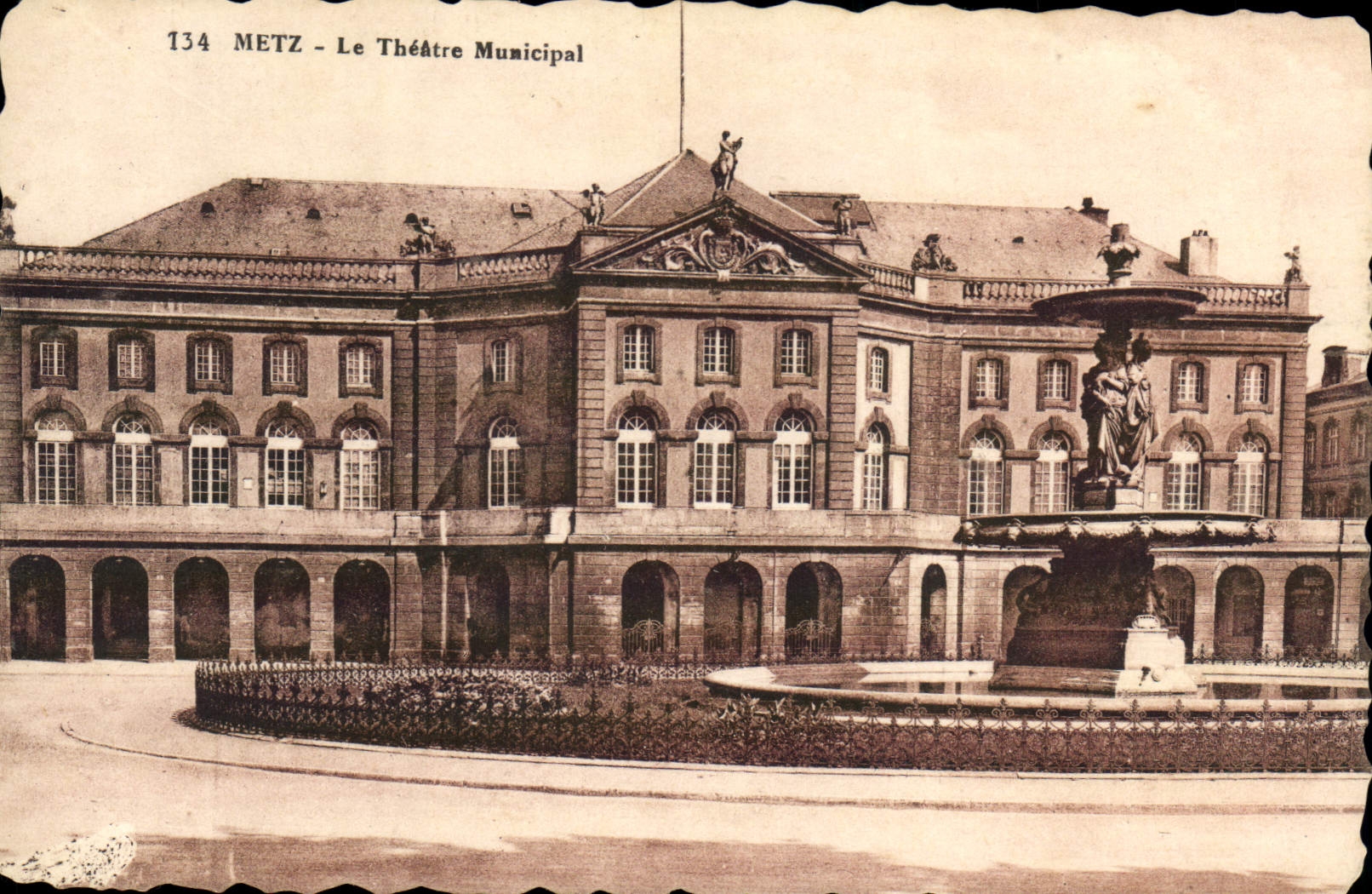 CPA Le Theatre municipal Metz 