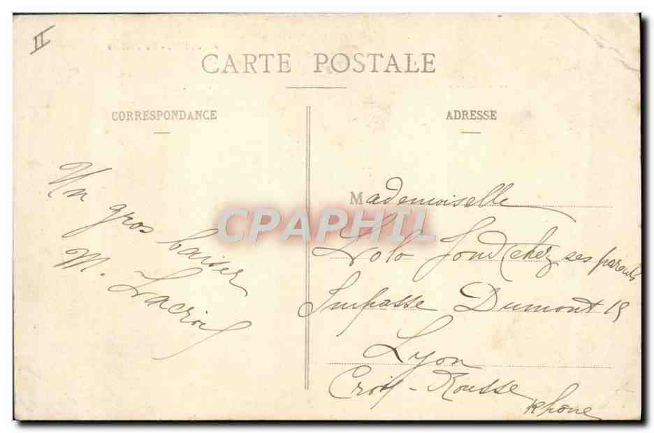 CPA Le Theatre Moulins  — Verso