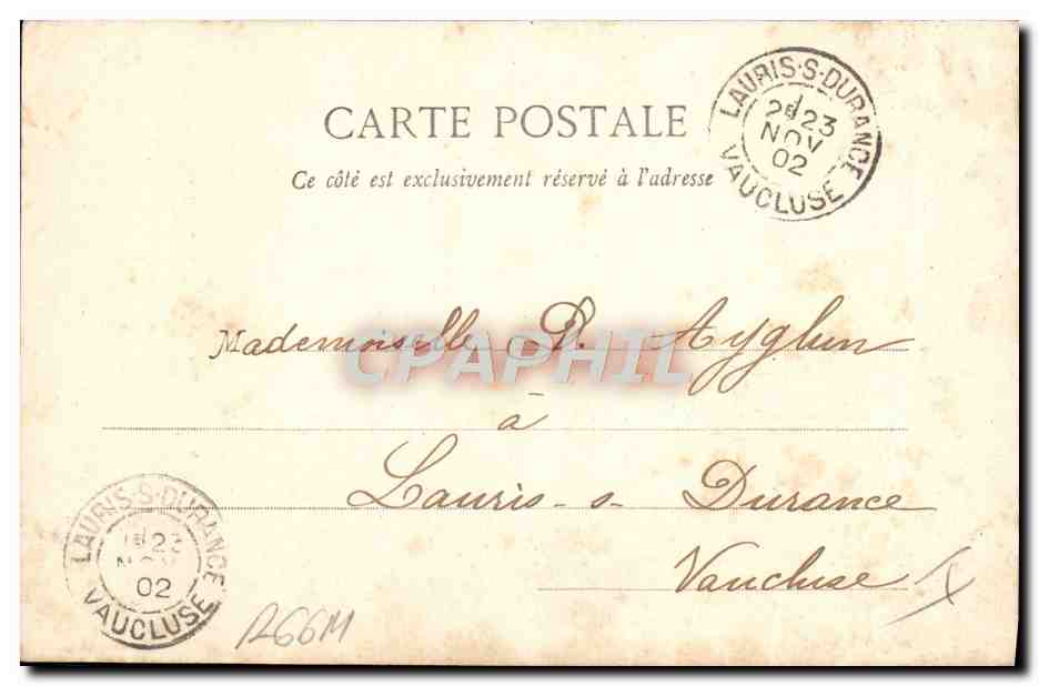 CPA Le Theatre Nancy Salle Victor Poirel — Verso