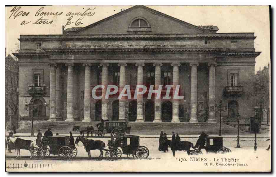 CPA Le Theatre Nimes 