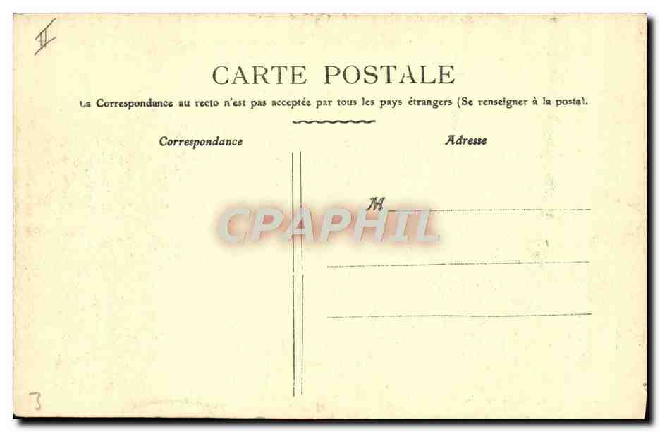 CPA Nancy Le cercle militaire Ancien Theatre municipal — Verso