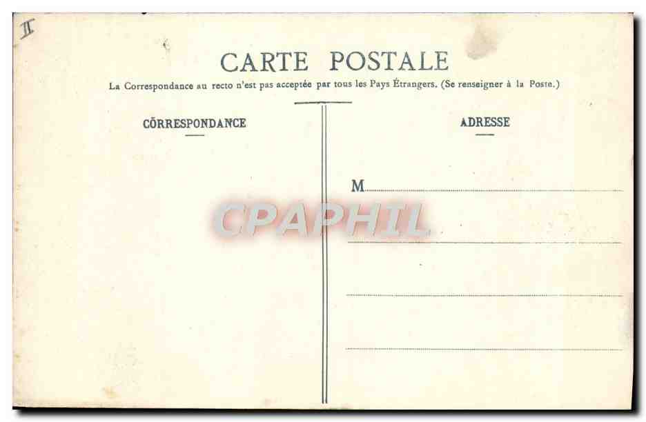 CPA Nancy Le Theatre et le Cercle militaire  — Verso