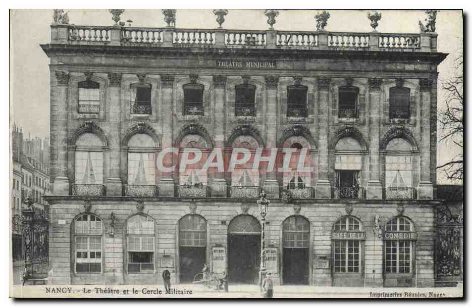 CPA Nancy Le Theatre et le cercle militaire