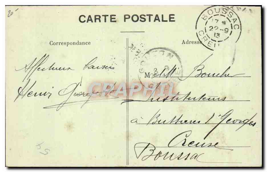 CPA Nancy Le Theatre et le cercle militaire  — Verso