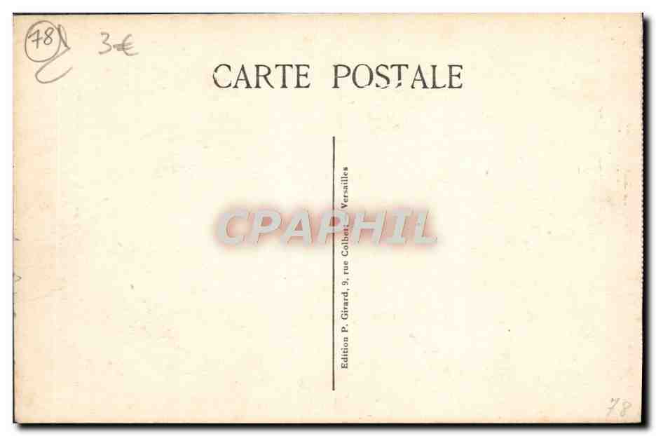 CPA Versailles Musee des voitures Voiture du sacre de Charles X  — Verso
