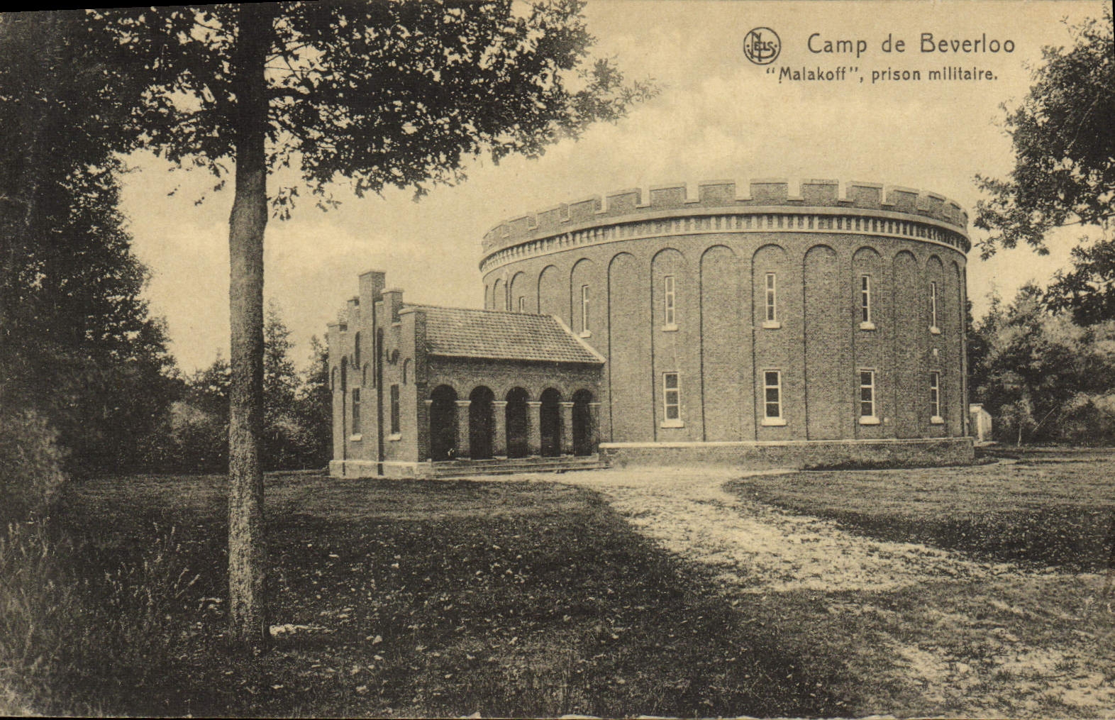 Camp de Beverloo — 'Malakoff', prison militaire — Éditeur J. Neis, n° III - Anverso