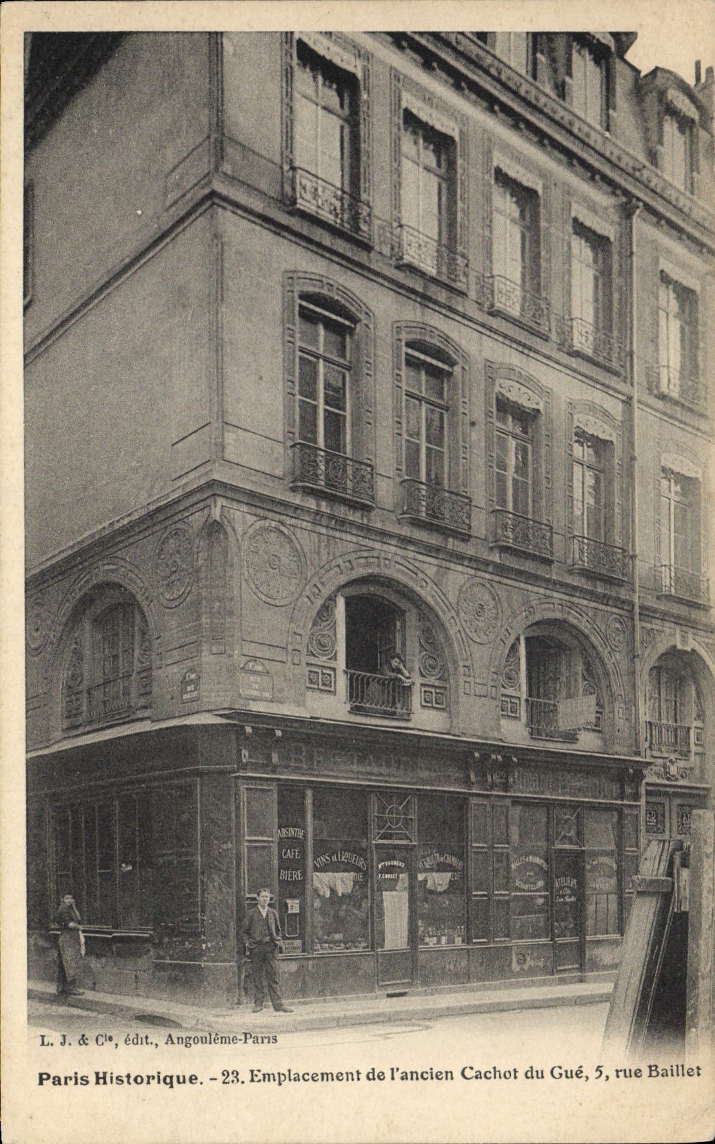 CPA Prison Paris Emplacement de l'ancien cachot du Gue Rue Baillet 