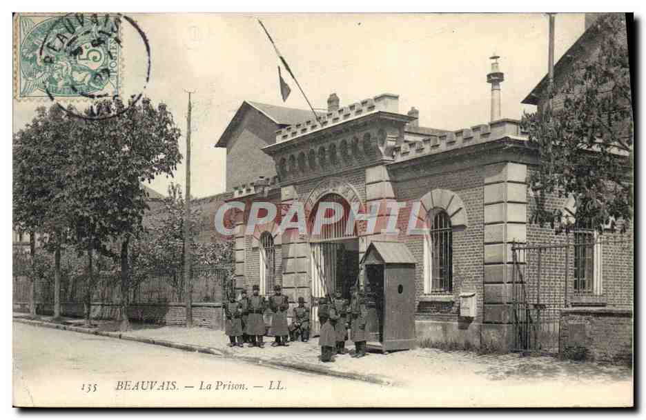 CPA Prison Beauvais la prison
