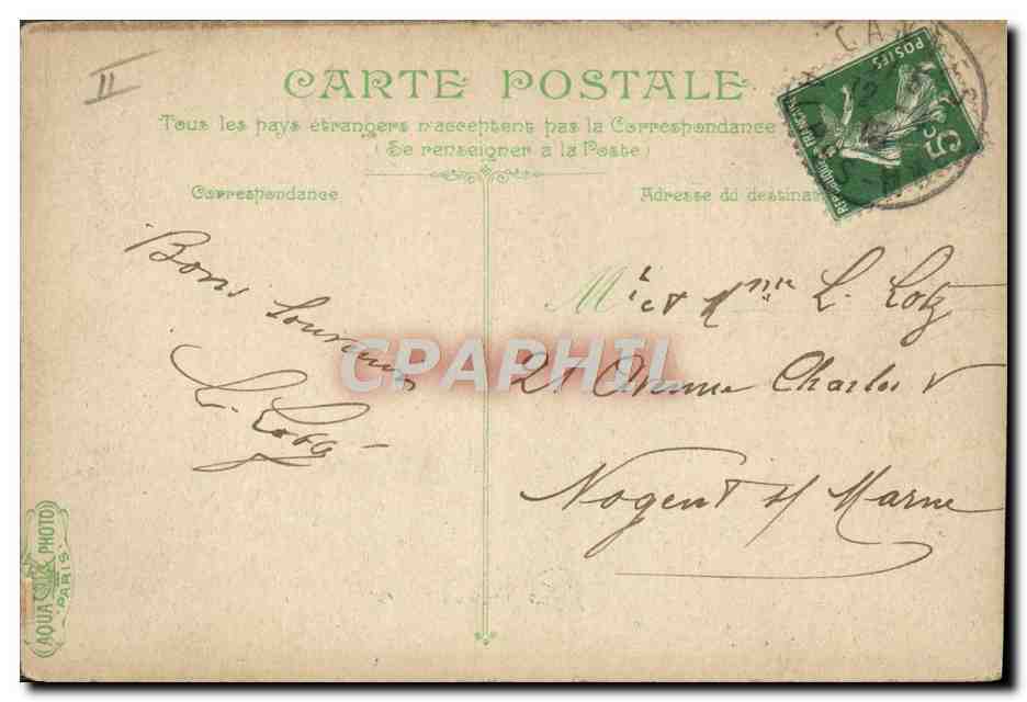 Île Sainte-Marguerite — La Prison d'État — Éditeur L. Vric, n° 2400 — Verso