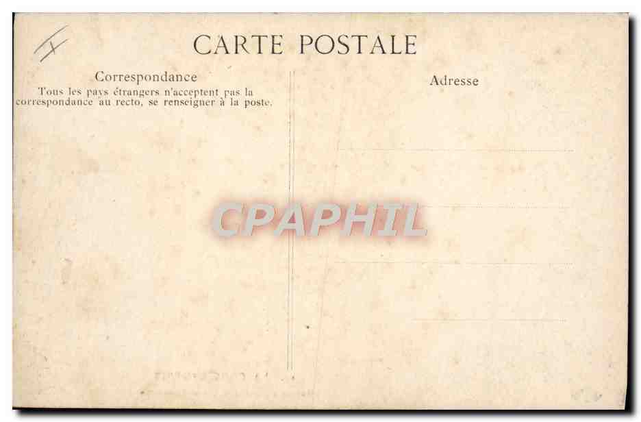 La Conciergerie — Cachot de la Reine Marie-Antoinette — éditeur B.D. n°14 — Verso