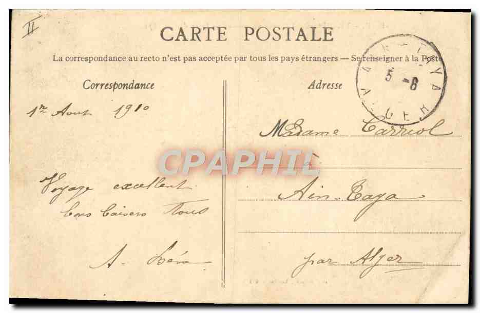 Thouars — Le Château, maison de force depuis 1871 — Dardot-Berry, Louhans - 611 — Verso