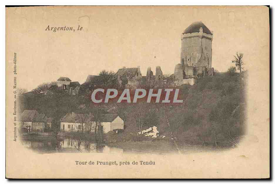 Argenton, le — Tour de Prunget, près de Tendu — Argenton et ses Environs, G. Marine photo-éditeur