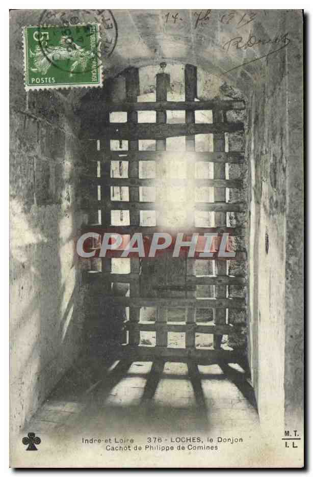 Cachot de Philippe de Comines — Le Donjon — Indre-et-Loire 378 — M.T. I.L.