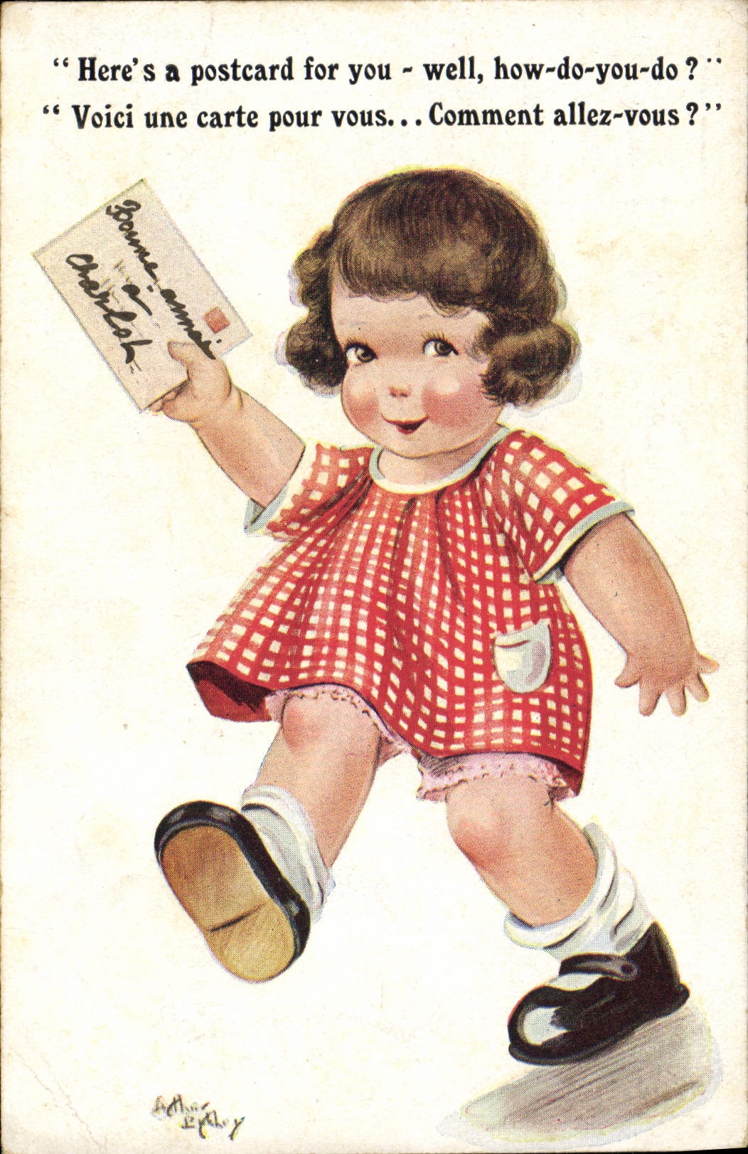 CPA Illustrateur Enfant